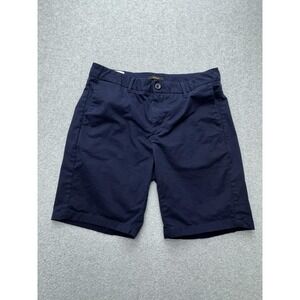 Quince Shorts‎ Mens 32 Deep Navy Organic Cotton Stretch Chino Flat Front Casual